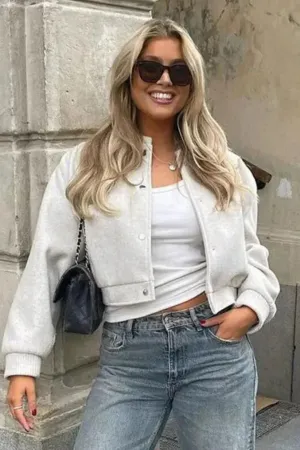 Clara - Trendy bomber jacket