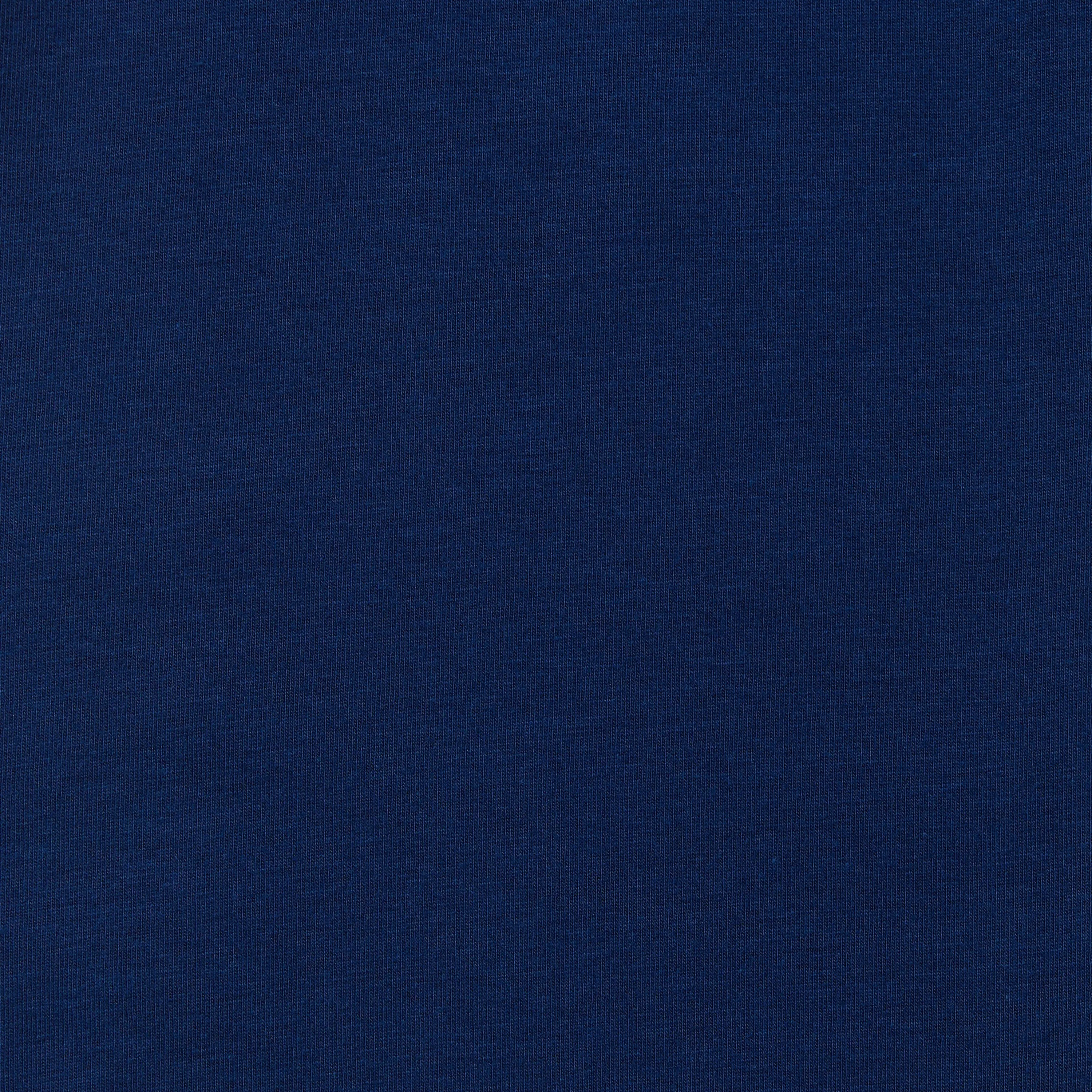 Classic Pima Knit Short-Sleeved Sleep Shirt - Marine Blue