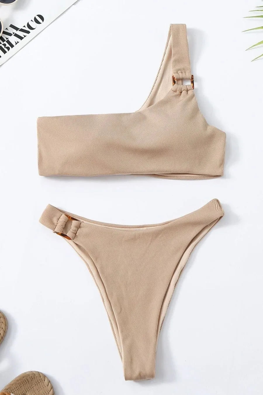 Coastal Babe Solid Colored Bikini