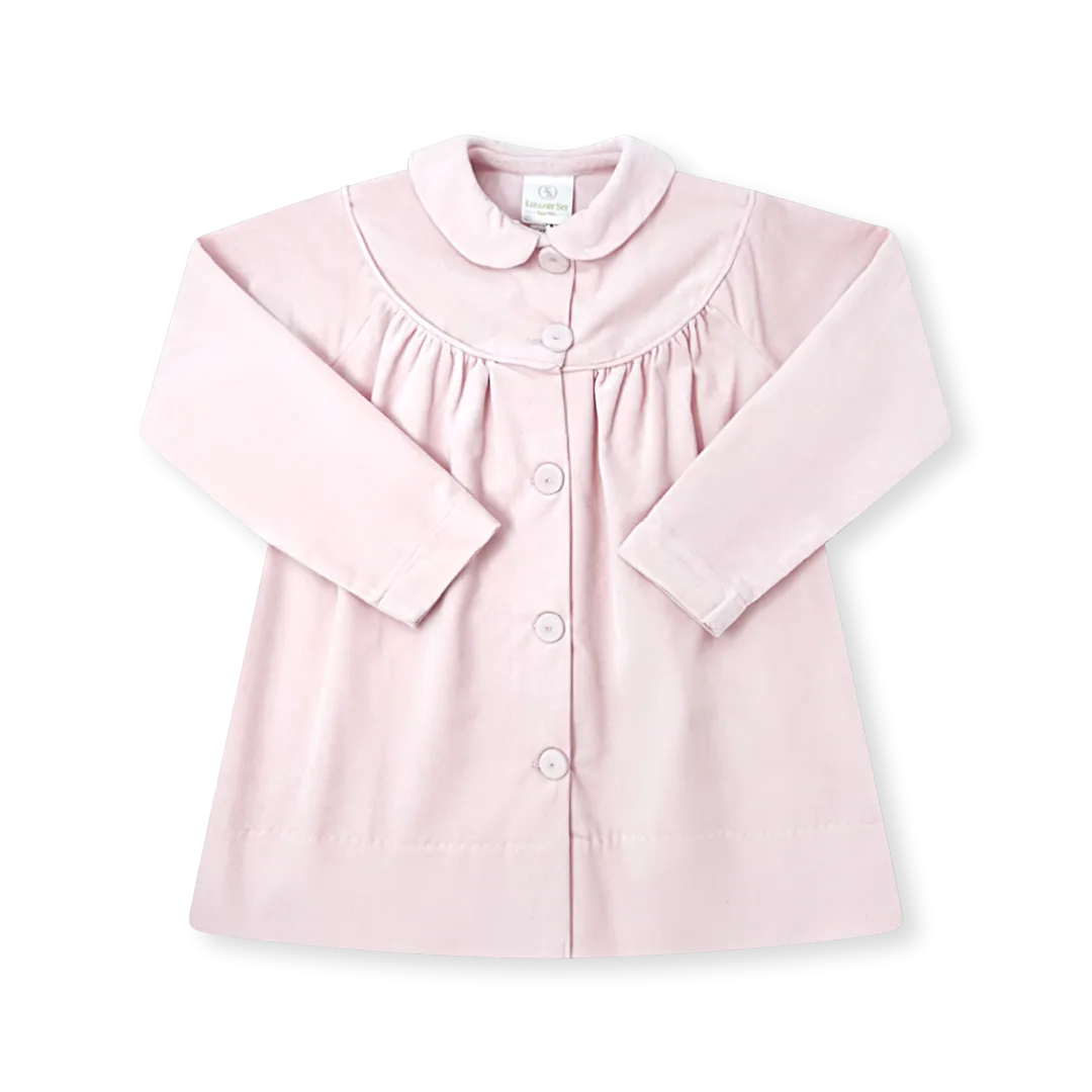 Collette Coat - Petite Pink Velvet