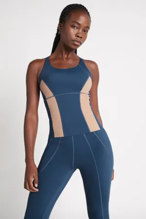 Contrast Longline Racerback Tank 124