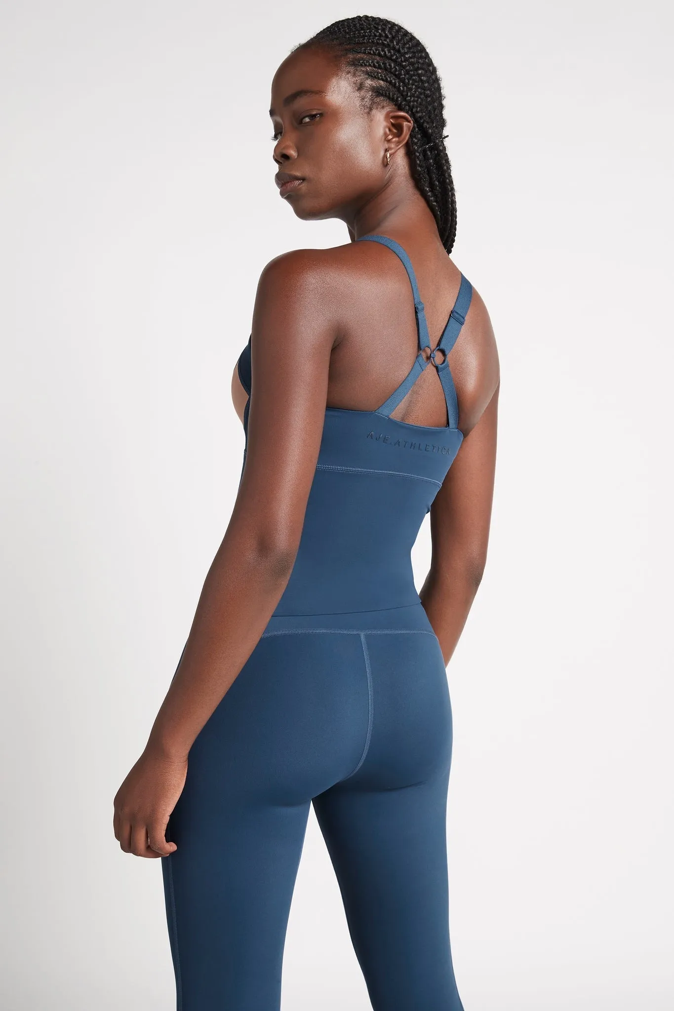 Contrast Longline Racerback Tank 124