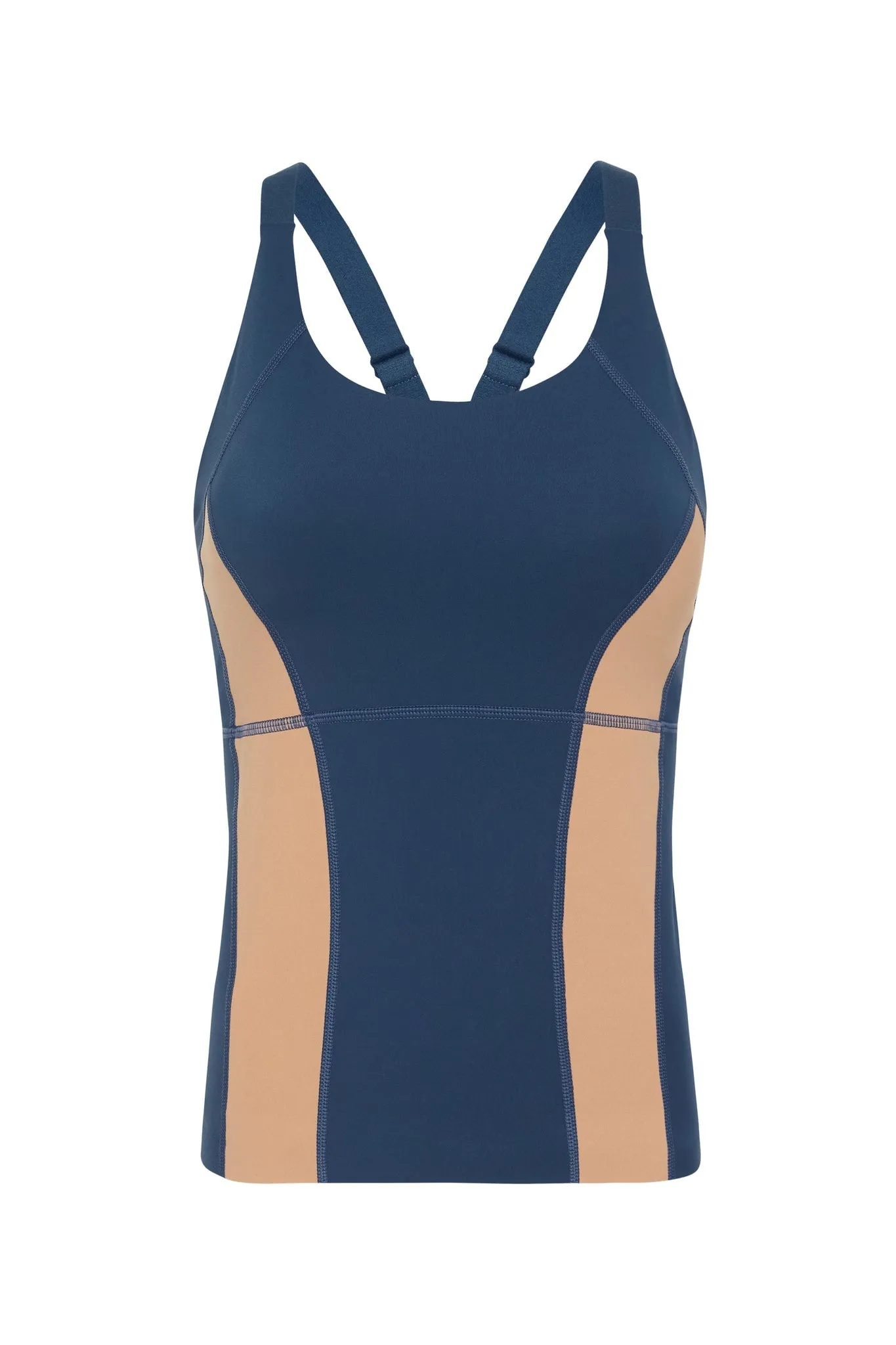 Contrast Longline Racerback Tank 124