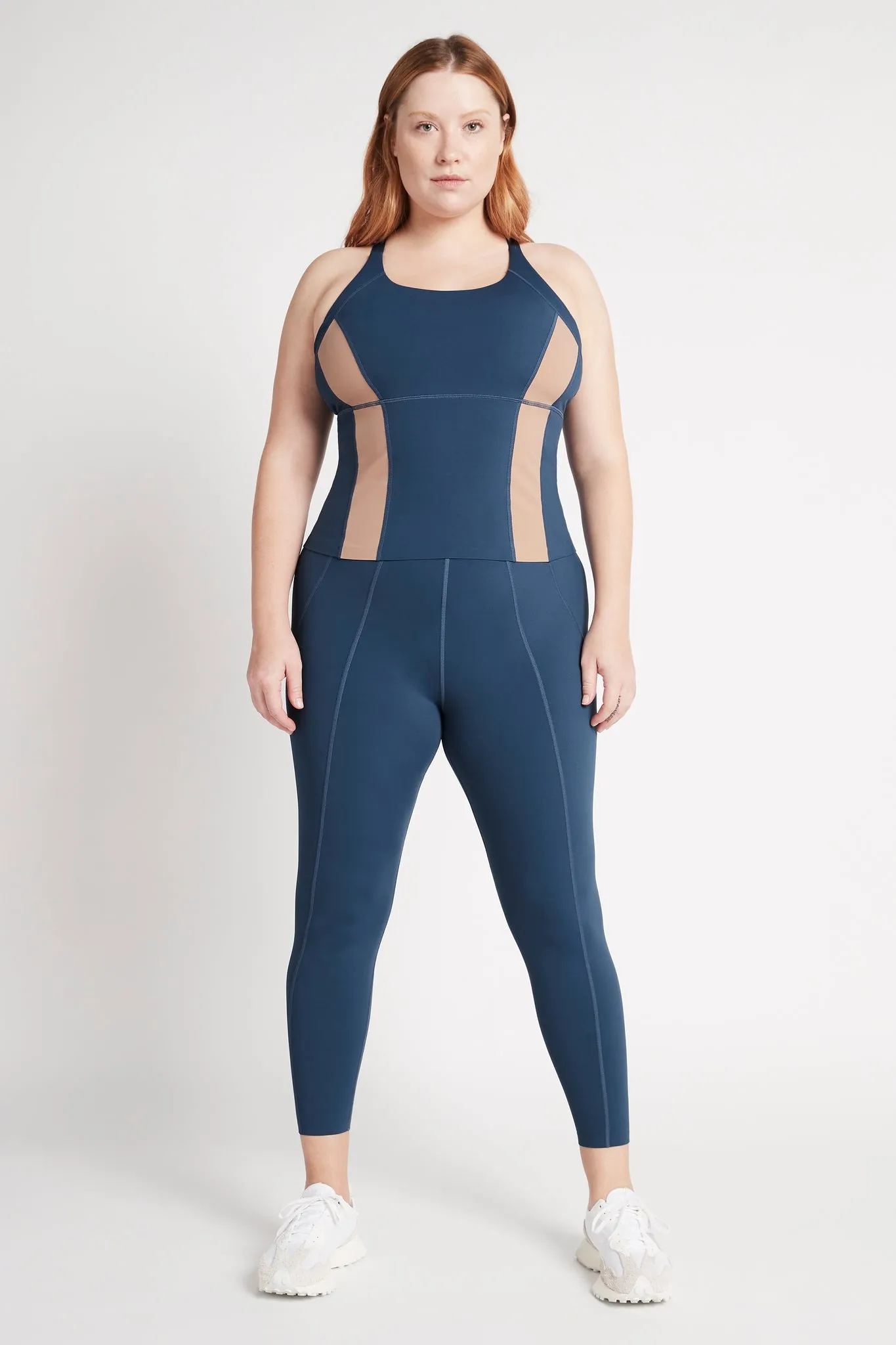 Contrast Longline Racerback Tank 124
