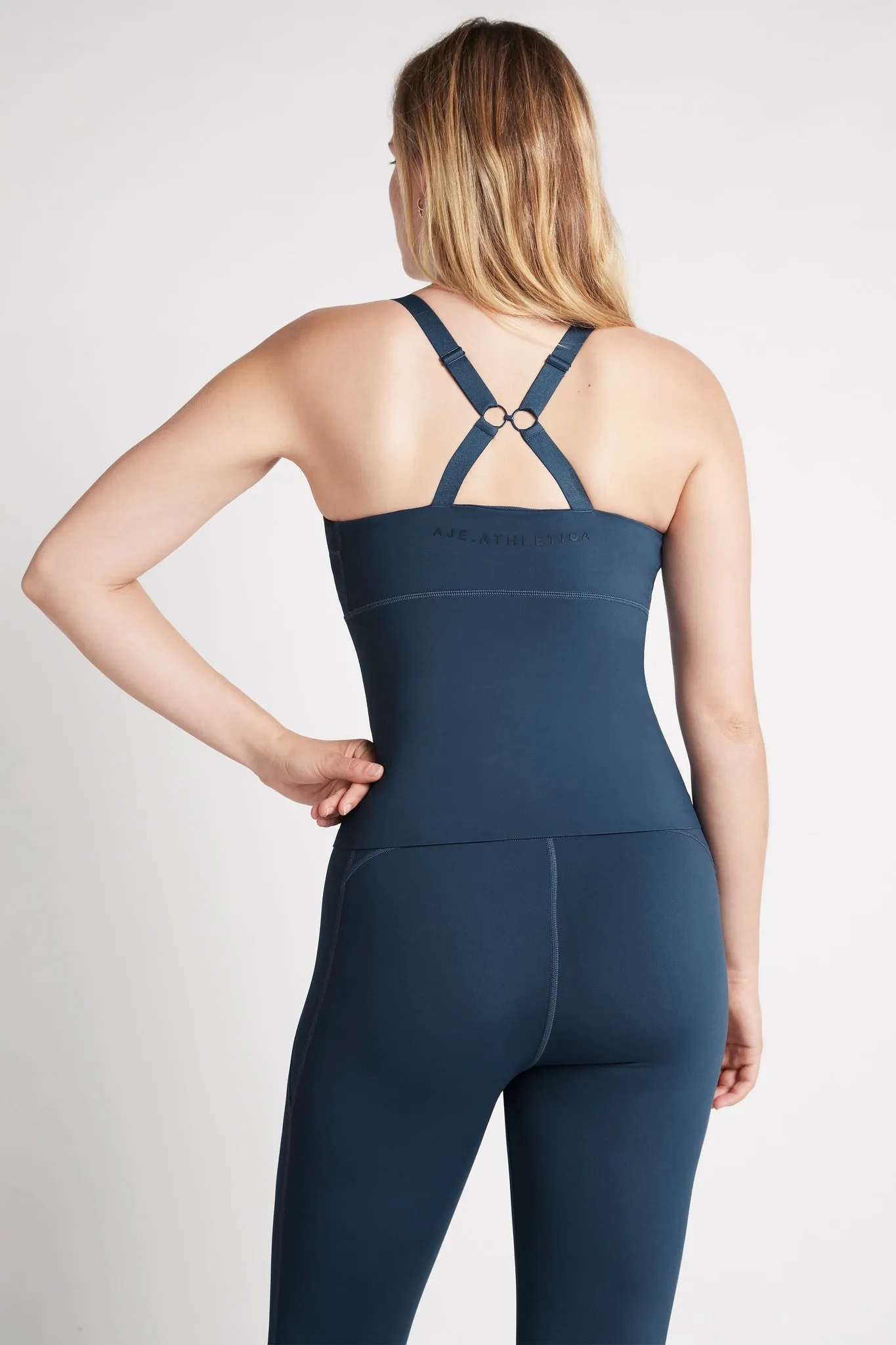 Contrast Longline Racerback Tank 124