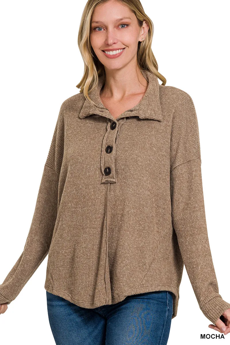 Cool & Poppen Sweater in Mocha