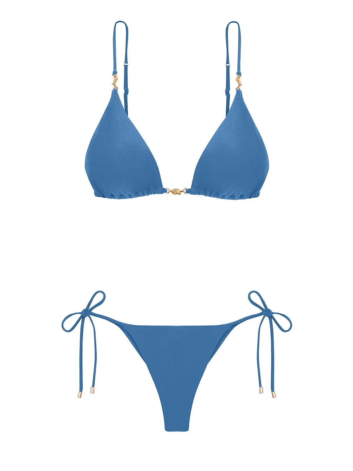 Cora Parallel-Tie Side Bikini ::RET