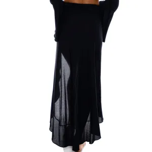 COSITA BUENA - Ruffle High Lo Slit Skirt