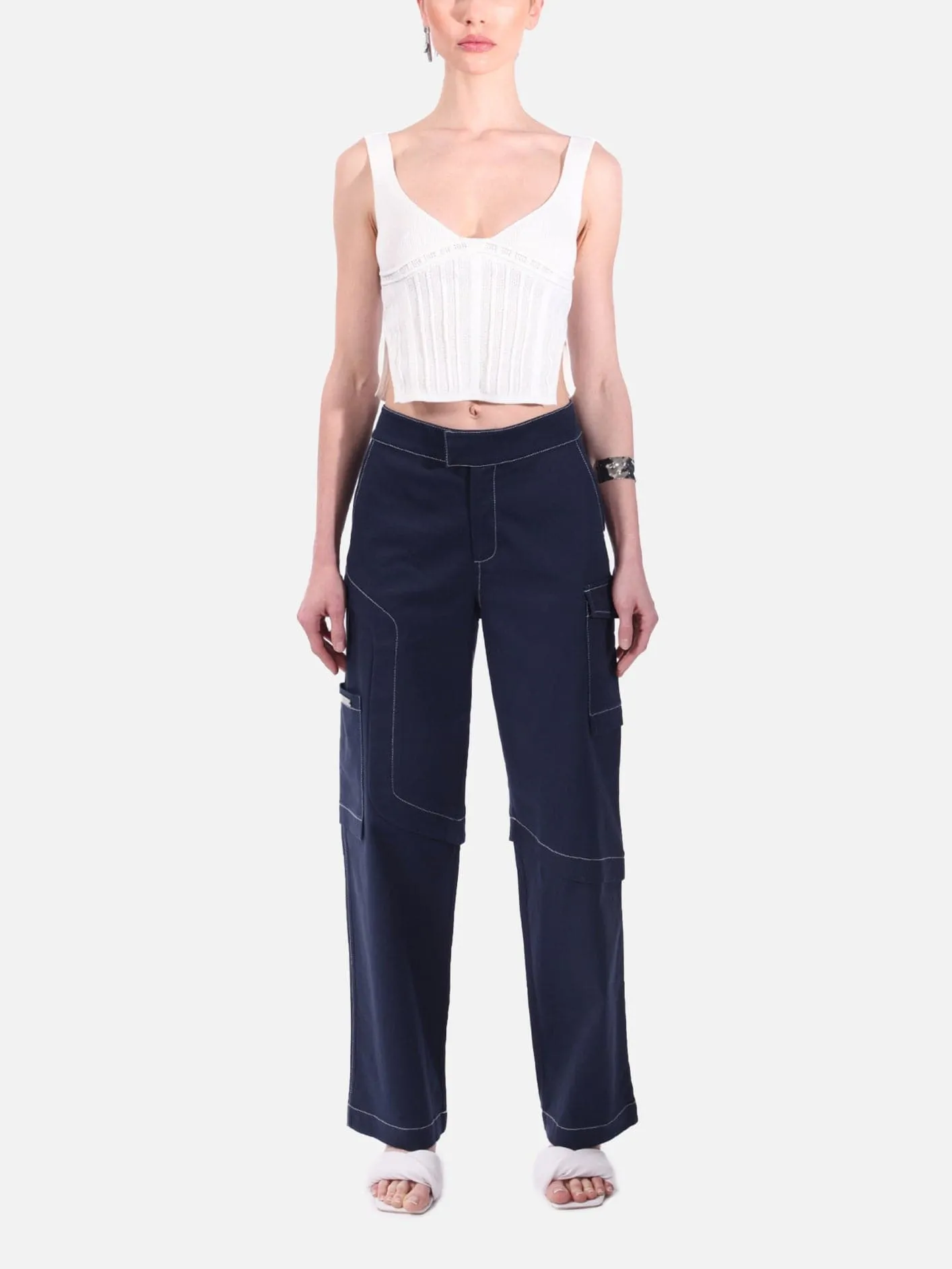 Cotton Baggy Cargo Pants
