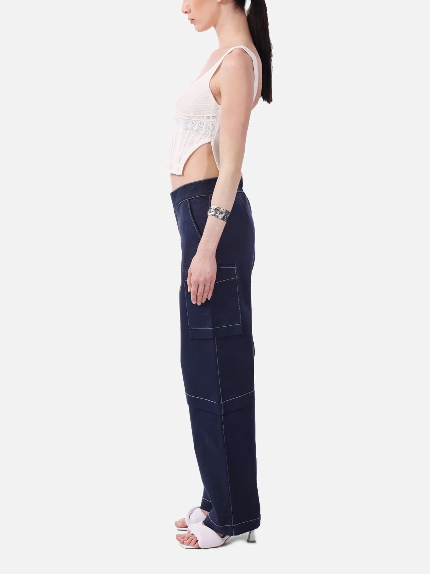 Cotton Baggy Cargo Pants