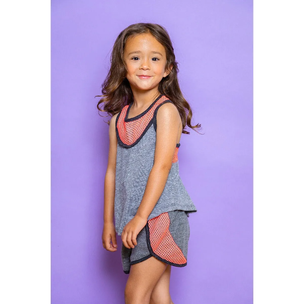 Court Shorts | Heather-Charcoal
