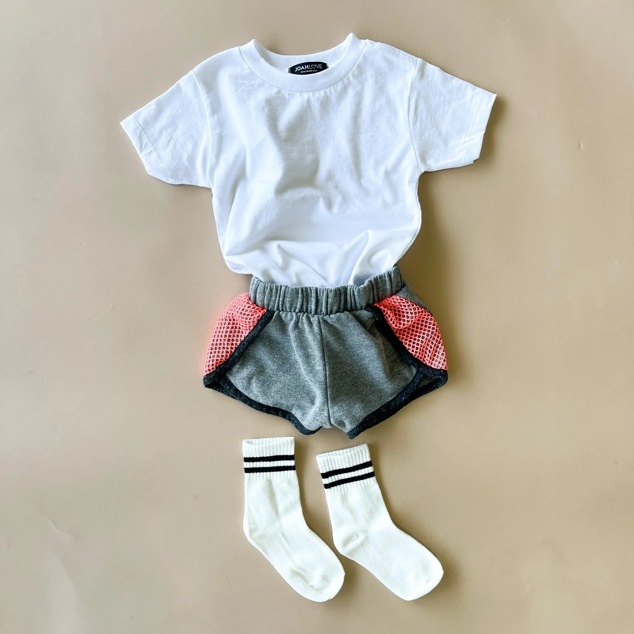 Court Shorts | Heather-Charcoal
