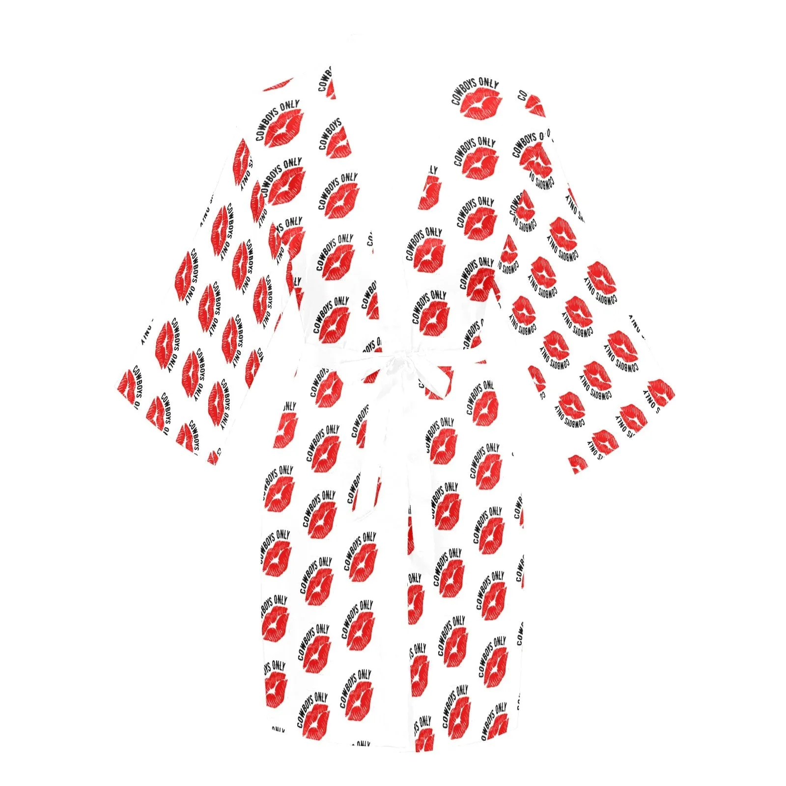Cowboys Only Women's Lounge Kimono Robe
