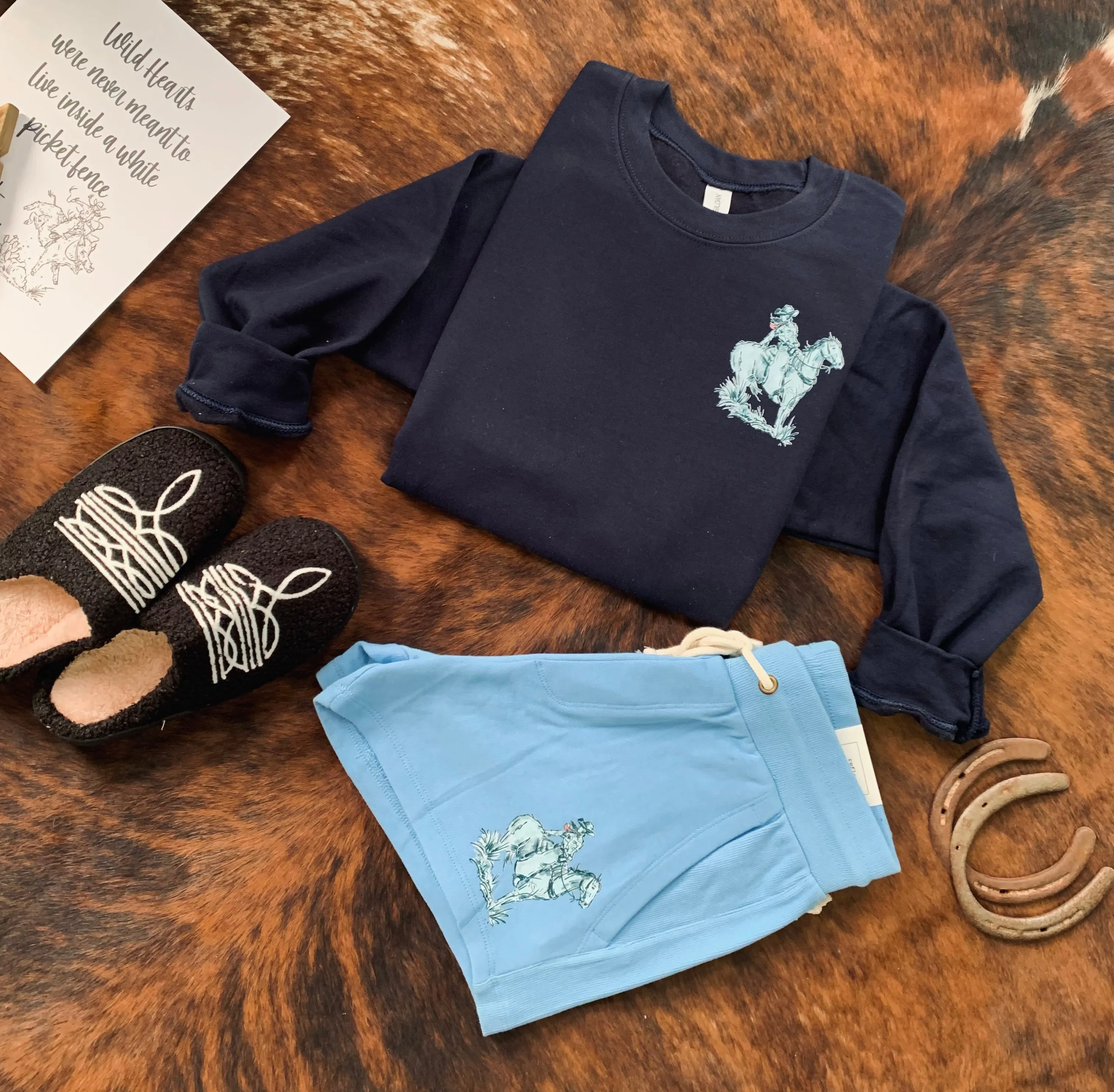 Cowgirl Blues Lounge Set