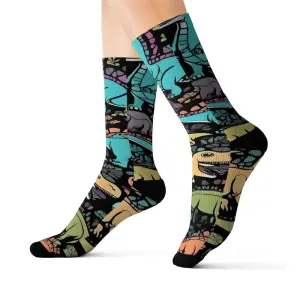 Cozy Trendy Sublimation Socks for Fashion Lovers