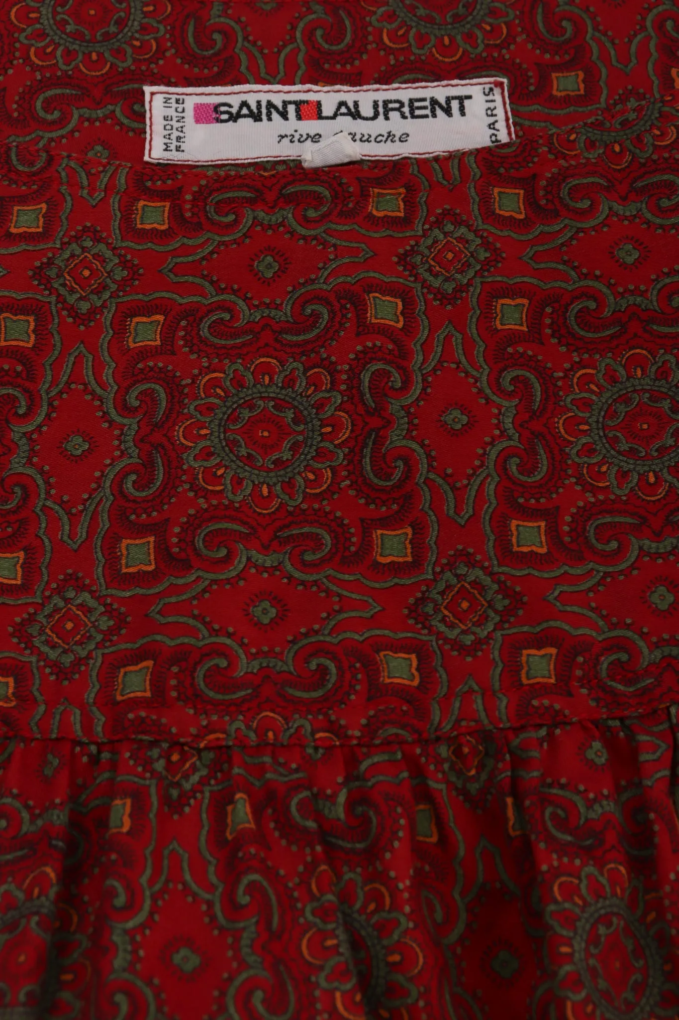 Crimson Tile Print Tunic