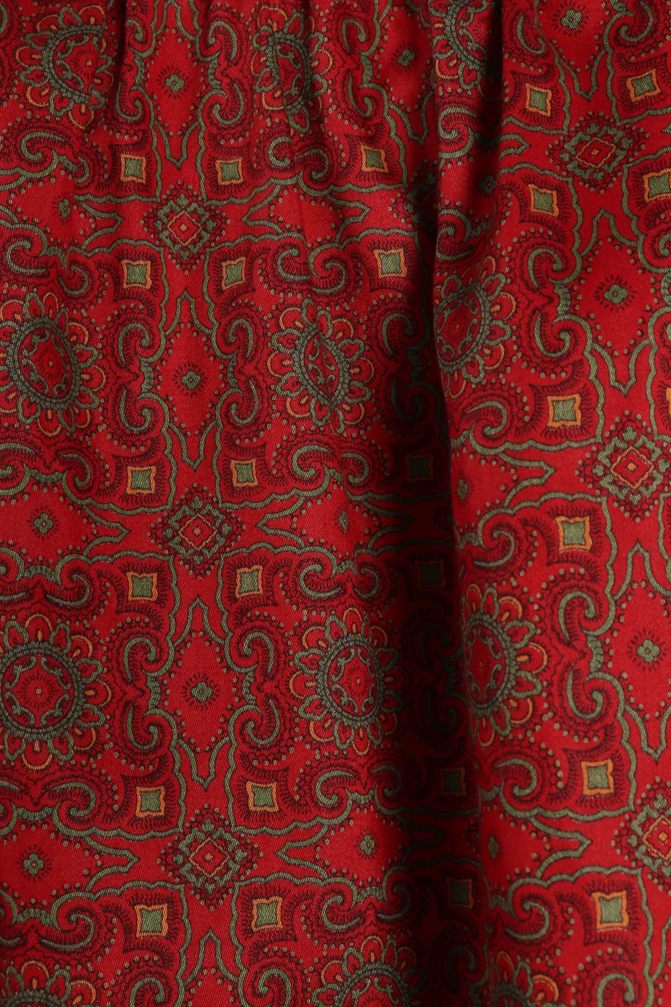 Crimson Tile Print Tunic