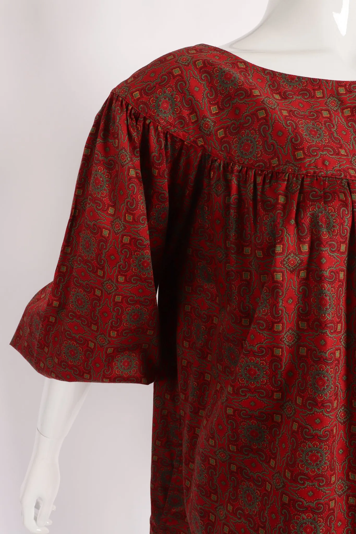 Crimson Tile Print Tunic