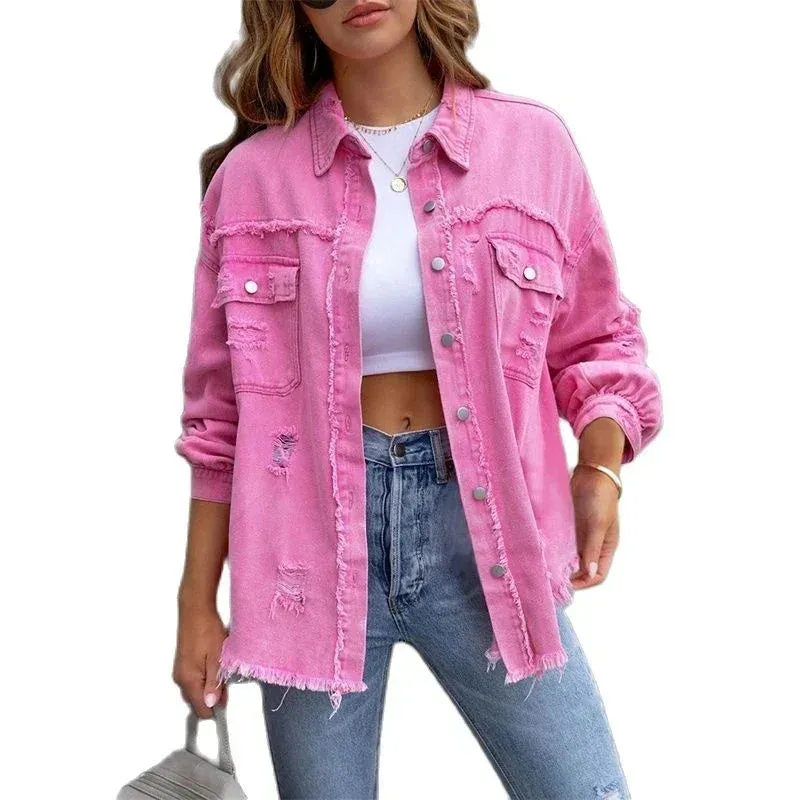 Daisy - casual oversized denim jacket