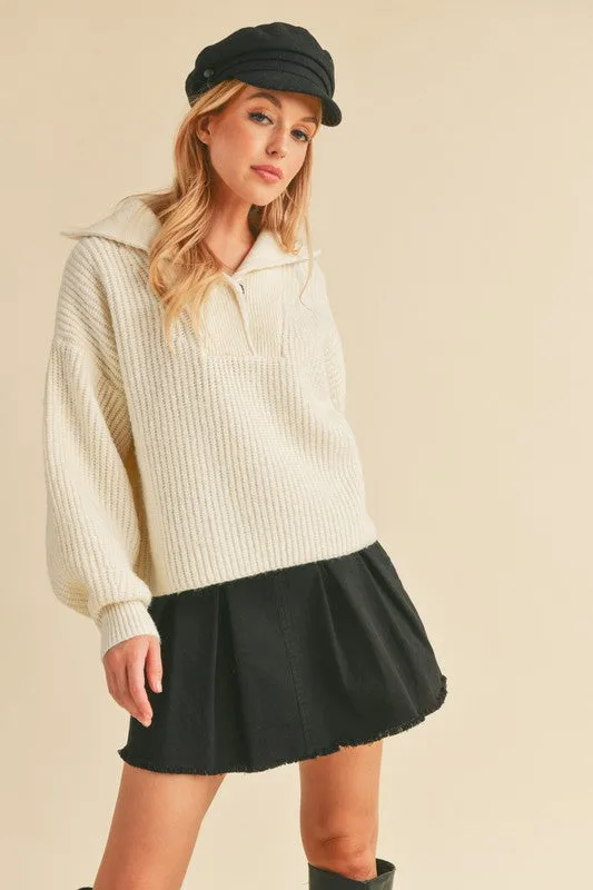 Danae Wide Collar Sweater