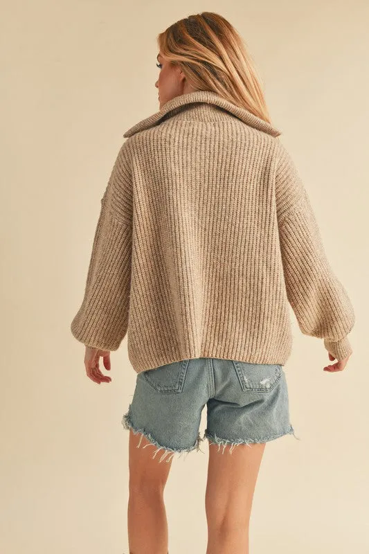 Danae Wide Collar Sweater