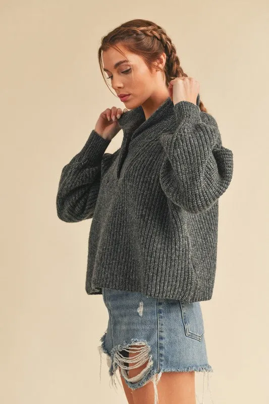 Danae Wide Collar Sweater