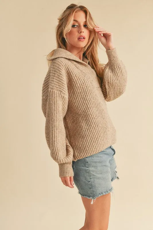 Danae Wide Collar Sweater