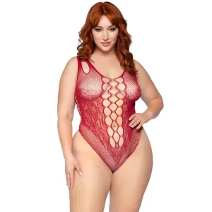 Dangerous Curves Plus Bodysuit - Black 1X/2X