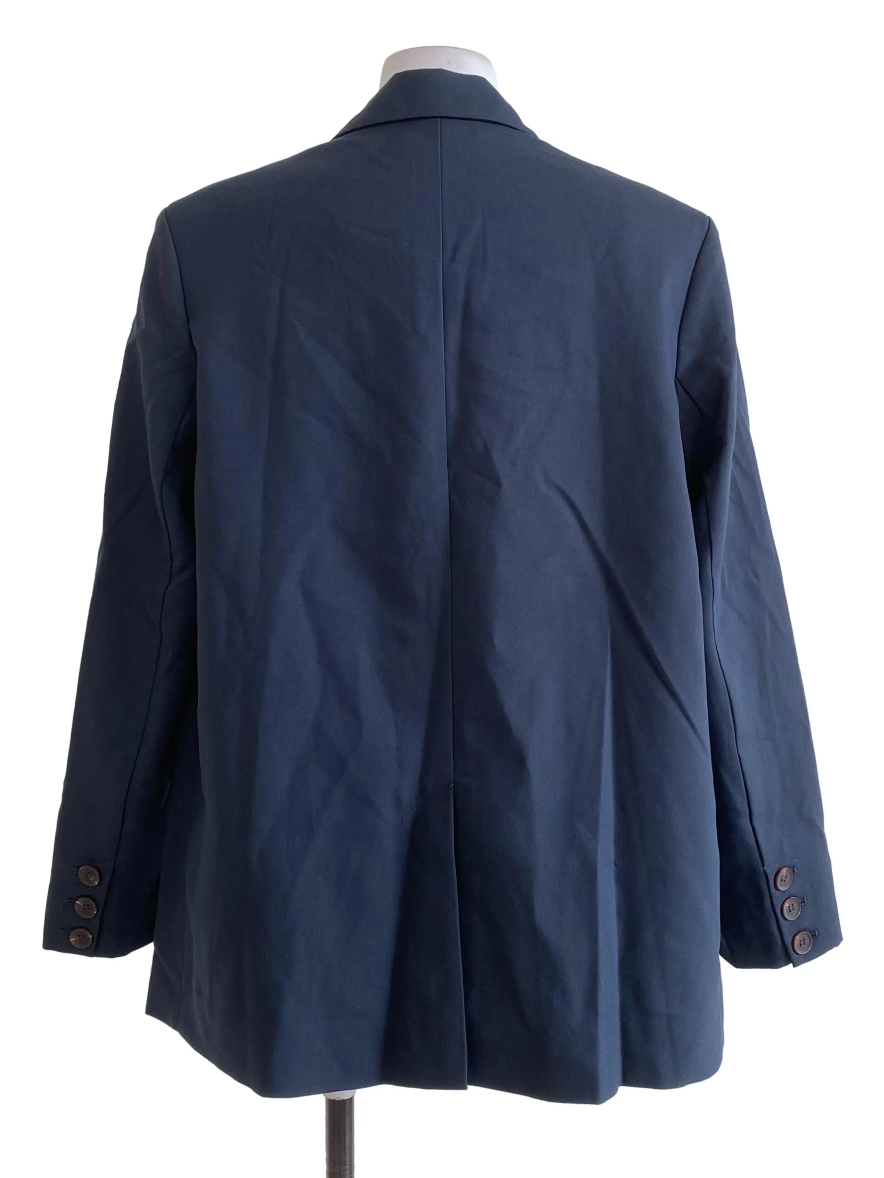 Dark Blue Oversized Blazer