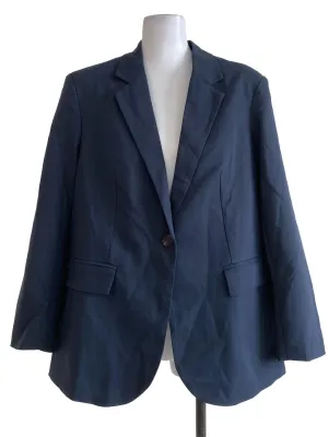 Dark Blue Oversized Blazer