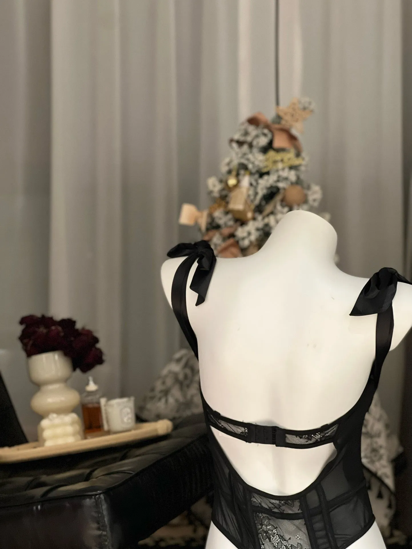 Dark Crave Bodysuit set (with stockings)