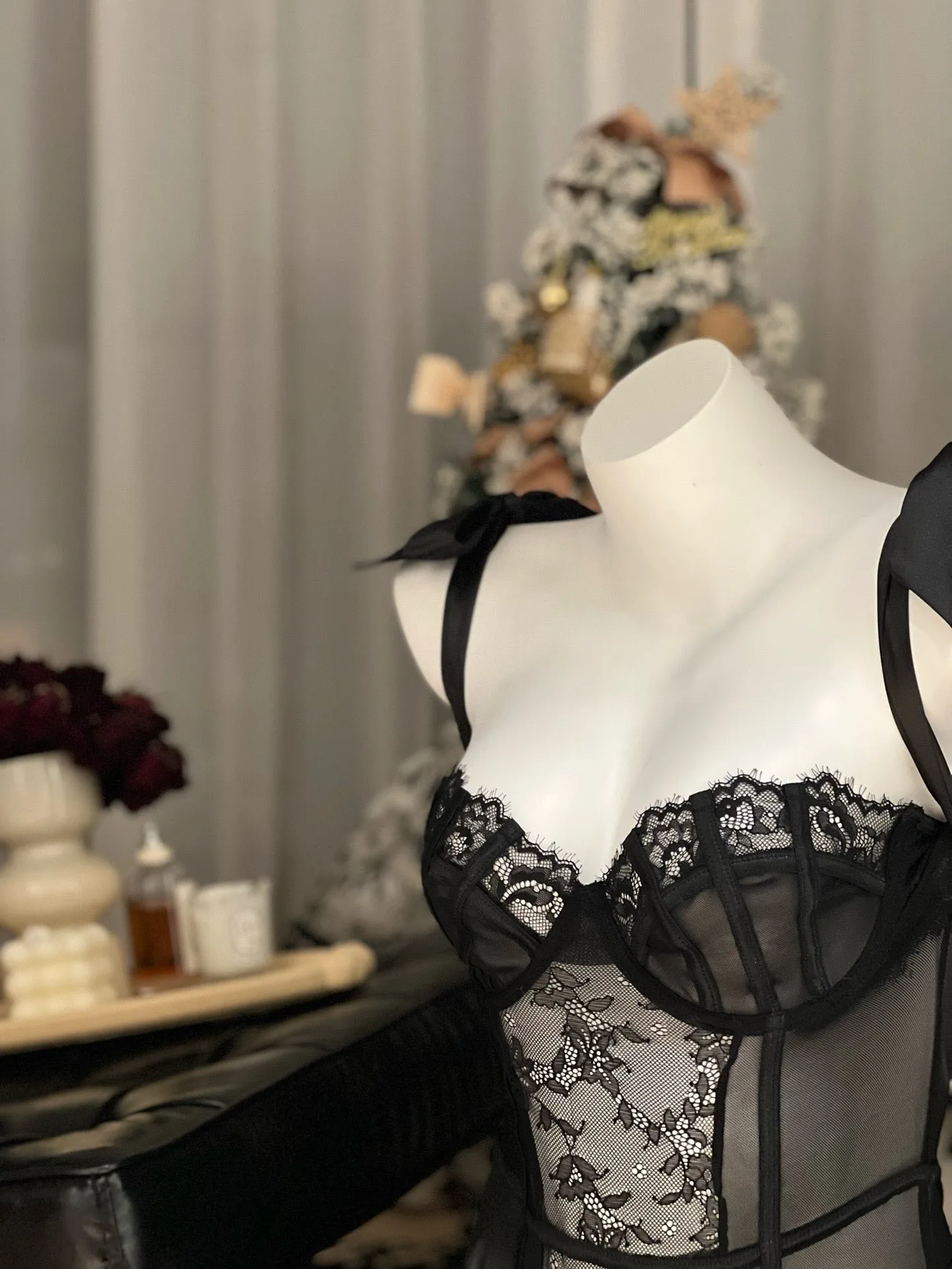 Dark Crave Bodysuit set (with stockings)