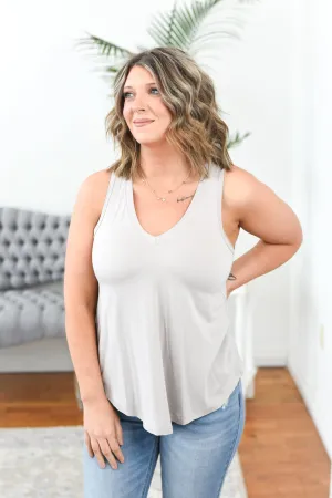 Darlene V-Neck Flowy Tank
