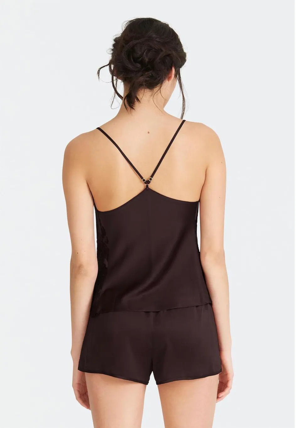 Darling Black Cami & Tap Short