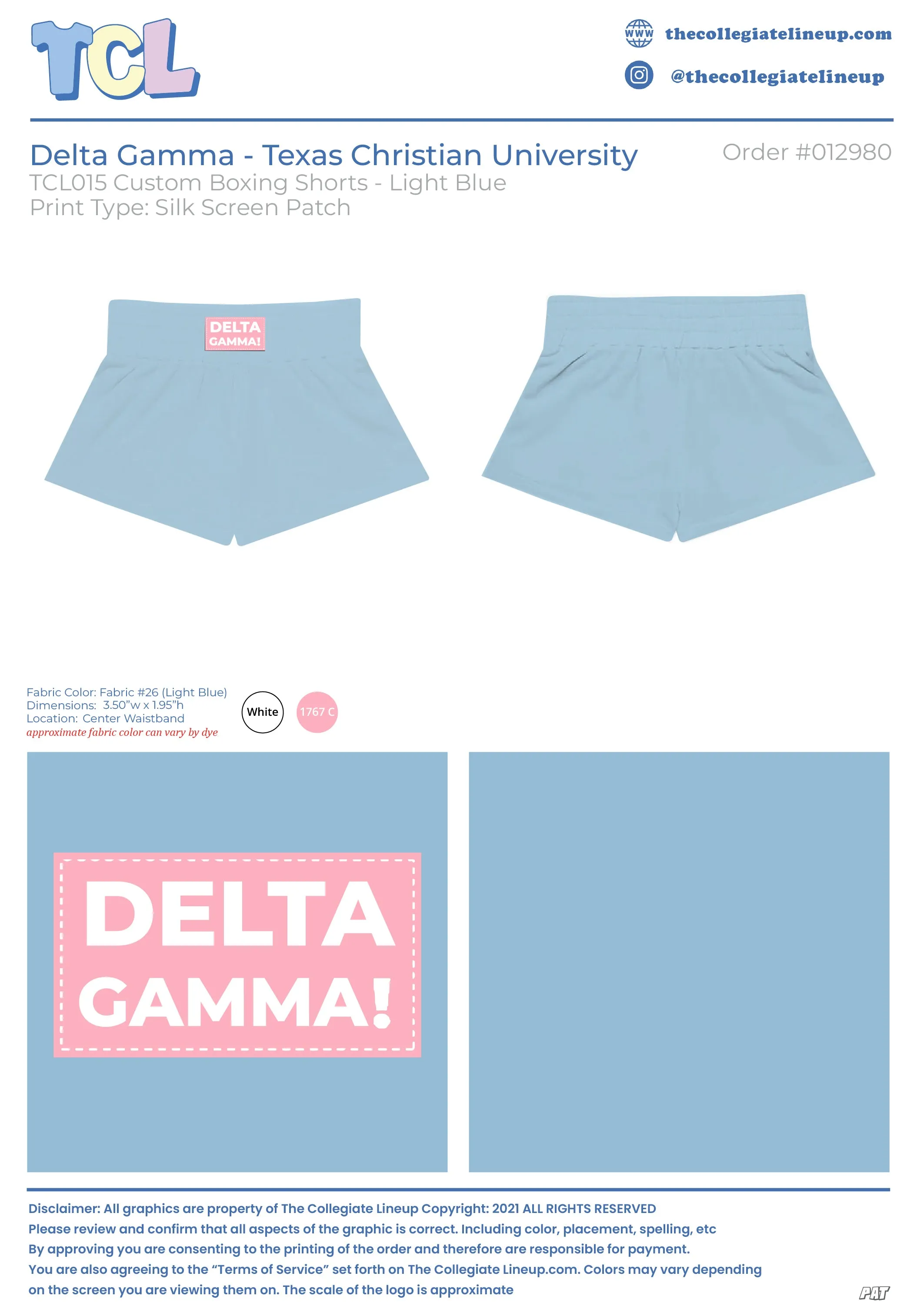 Delta Gamma Texas Christian University #12980