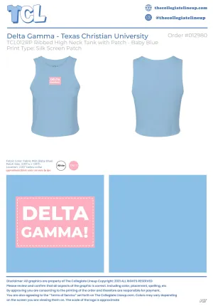 Delta Gamma Texas Christian University #12980