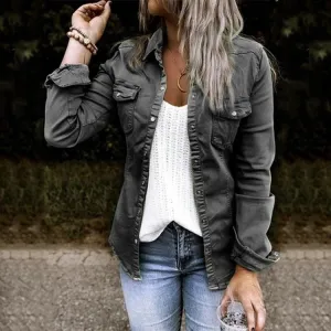 Diana - casual breathable denim jacket