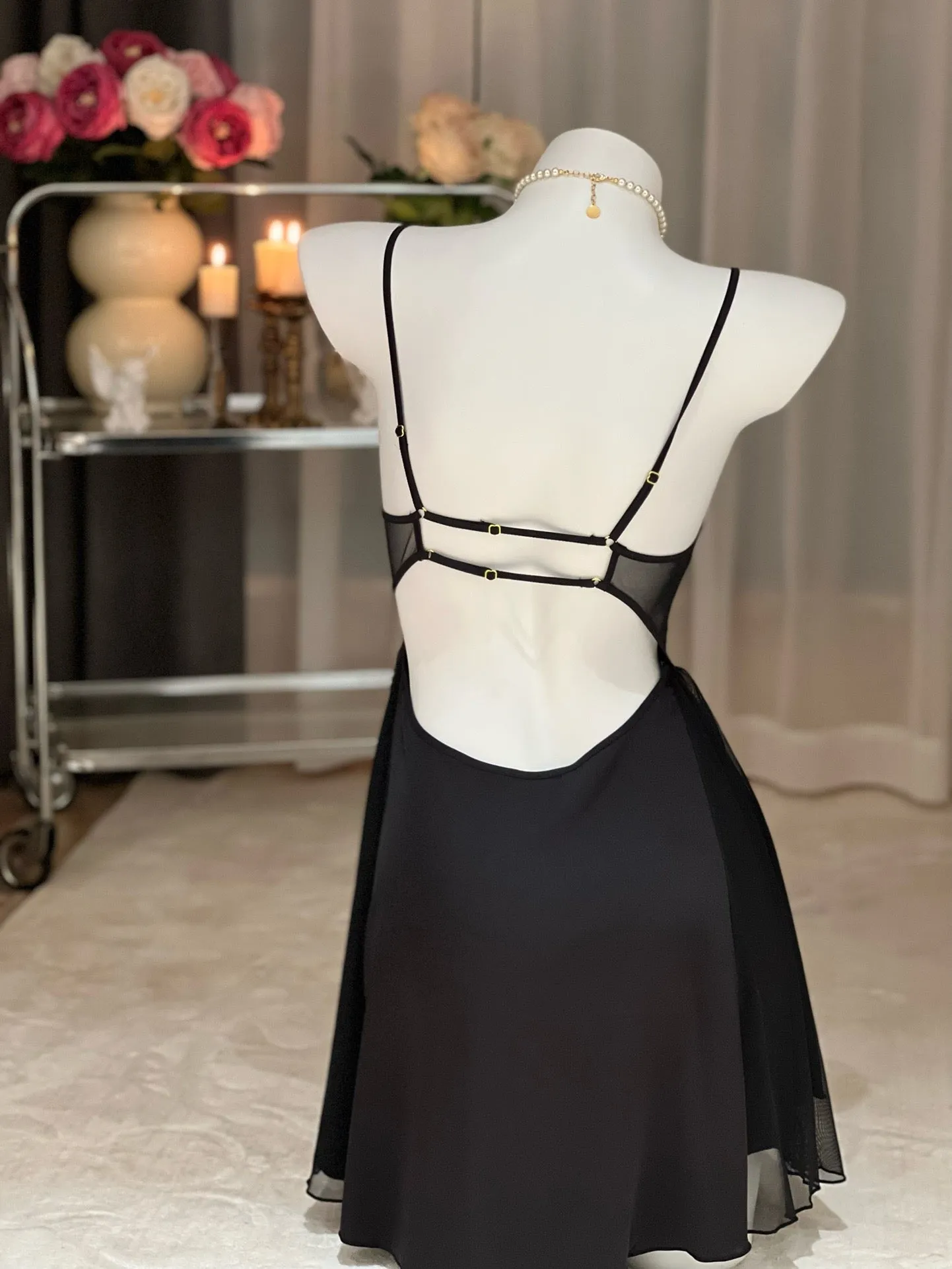 Dinner Gown Sexy Nightwear Lingerie