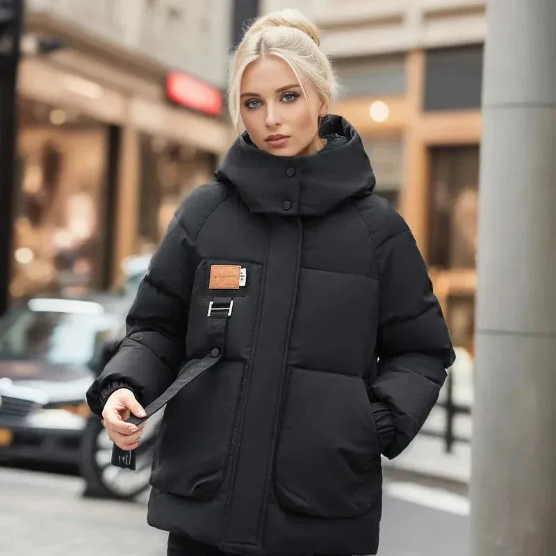 Down Lined Winter Coat | Black - Ideal for Cold Days