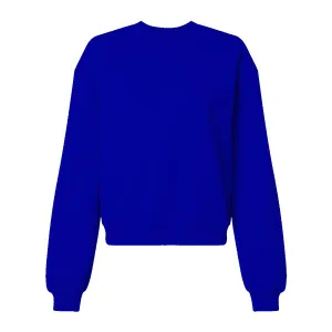 Drop Cut Women's Crop Crewneck Sweatshirt
