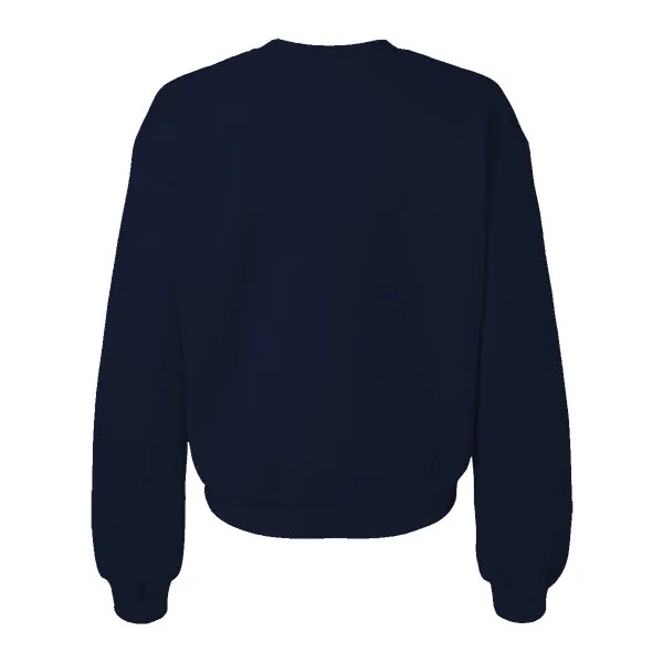Drop Cut Women's Crop Crewneck Sweatshirt