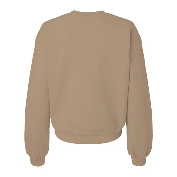 Drop Cut Women's Crop Crewneck Sweatshirt