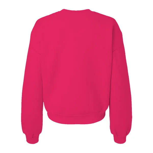 Drop Cut Women's Crop Crewneck Sweatshirt