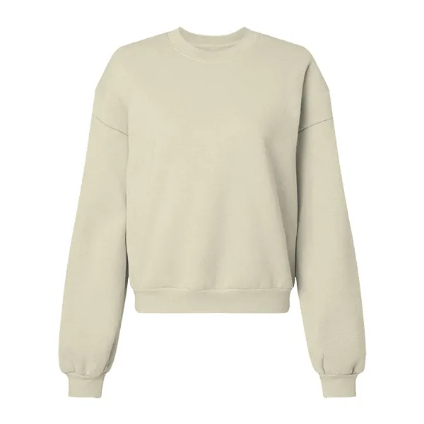 Drop Cut Women's Crop Crewneck Sweatshirt