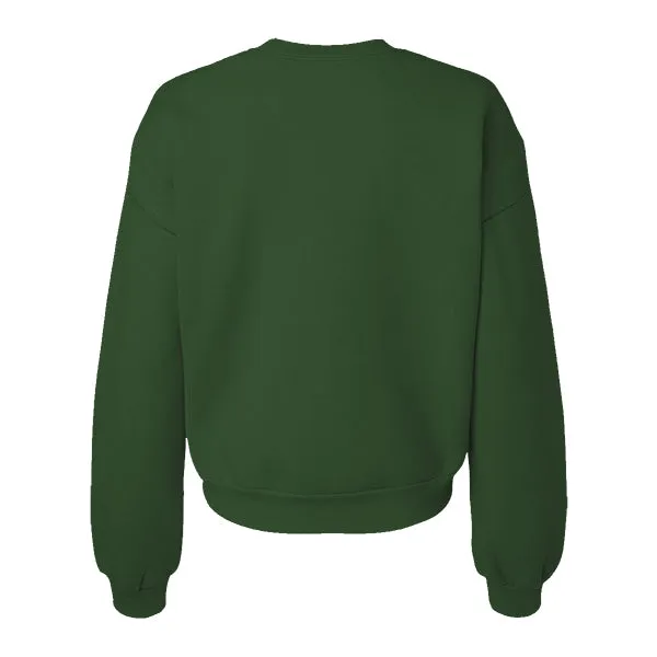 Drop Cut Women's Crop Crewneck Sweatshirt