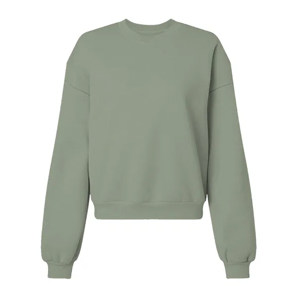 Drop Cut Women's Crop Crewneck Sweatshirt