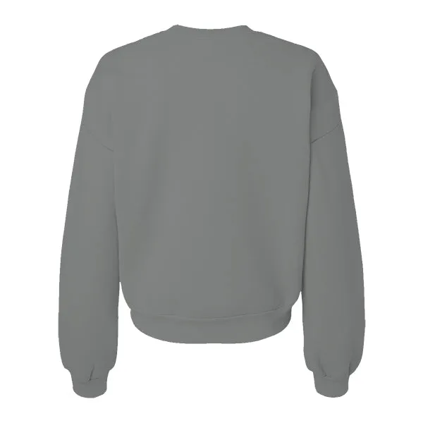 Drop Cut Women's Crop Crewneck Sweatshirt