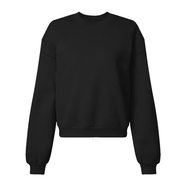 Drop Cut Women's Crop Crewneck Sweatshirt