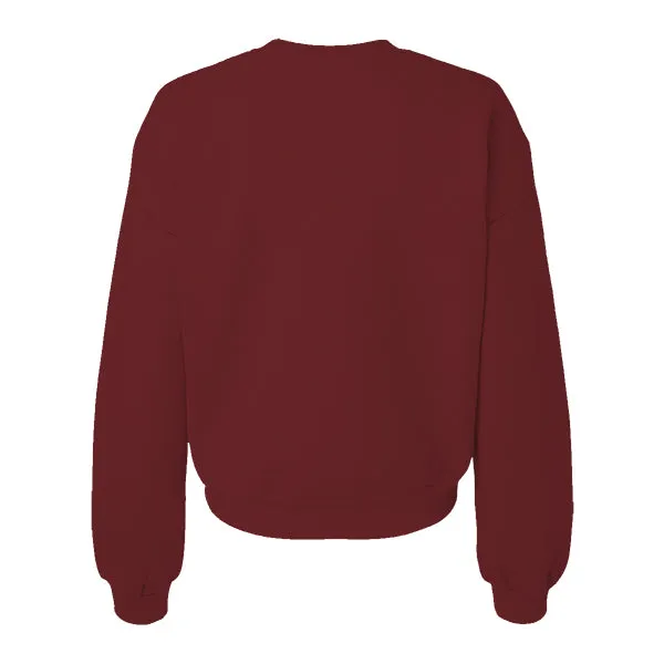 Drop Cut Women's Crop Crewneck Sweatshirt