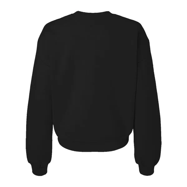 Drop Cut Women's Crop Crewneck Sweatshirt